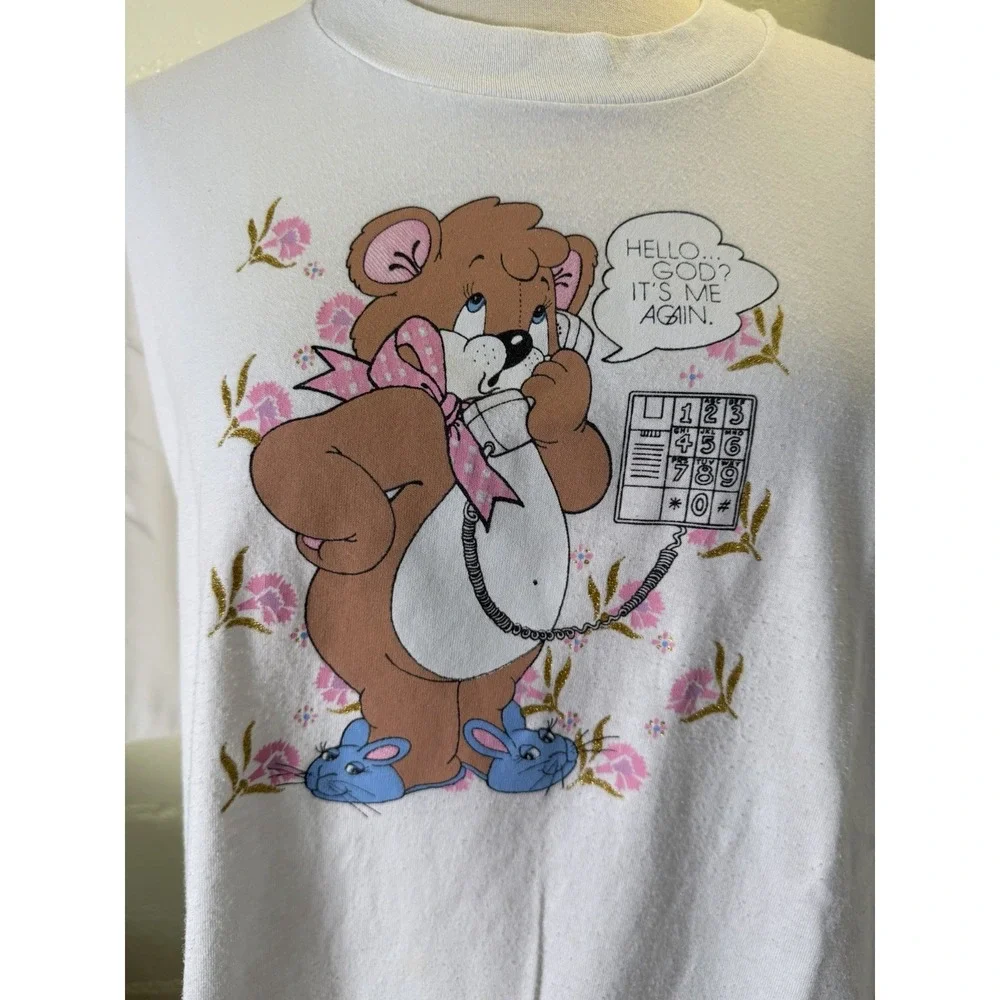 Vtg 90s Teddy Bear Phone 